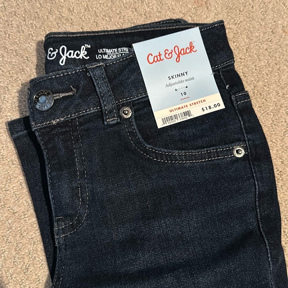 Cat & Jack High-Rise Skinny Girls Denim Size 10
